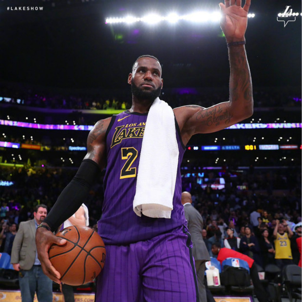  詹姆斯里程碑之夜，湖人擒获国王迎五连胜